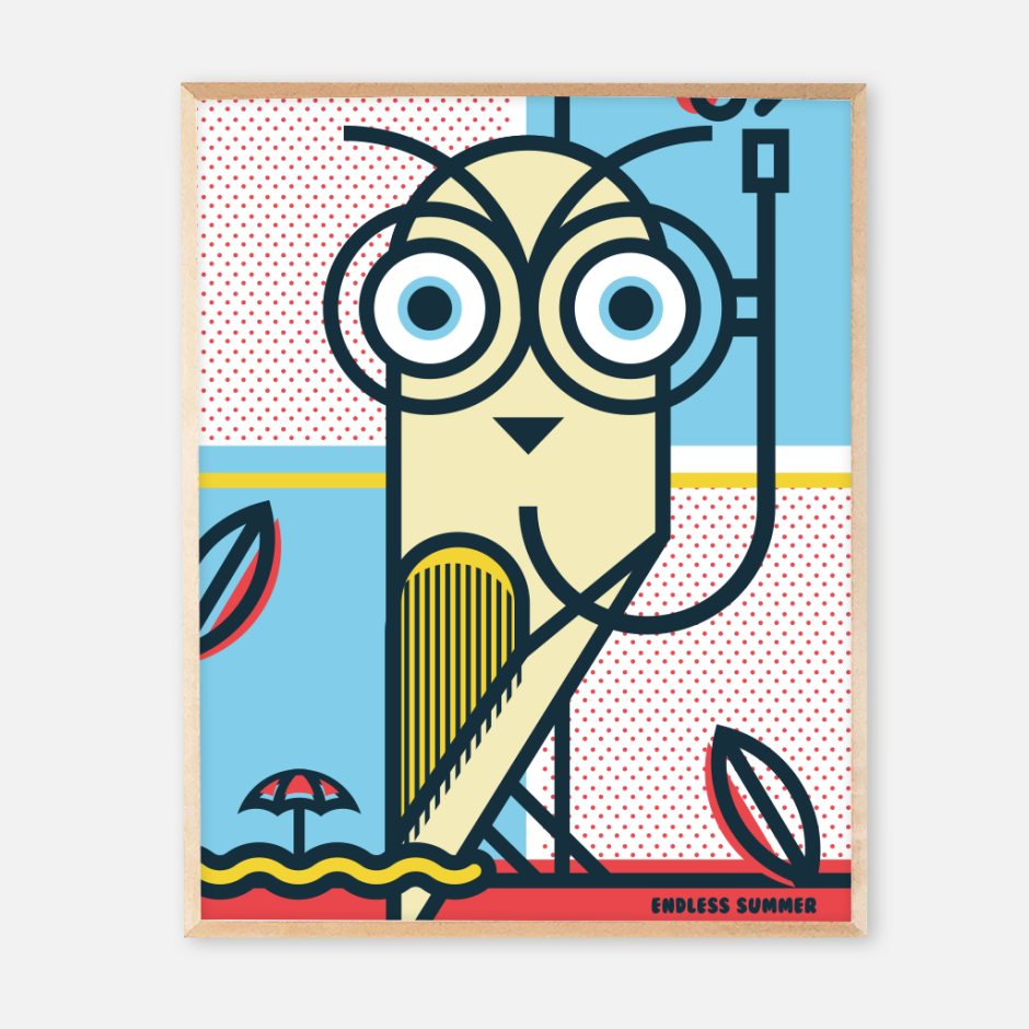 New frame endless summer posters_owl